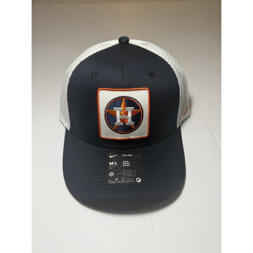 Brand New Houston Astros Nike Rise Cap Trucker Hat Men’s M/L MLB